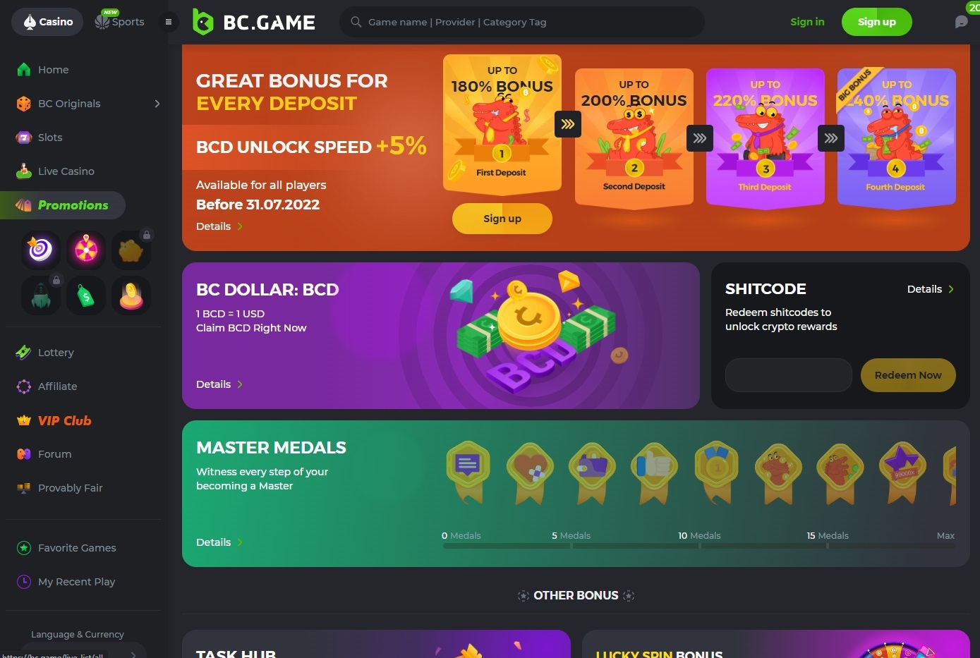 BC.Game ऐप डाउनलोड और इंस्टॉल करें