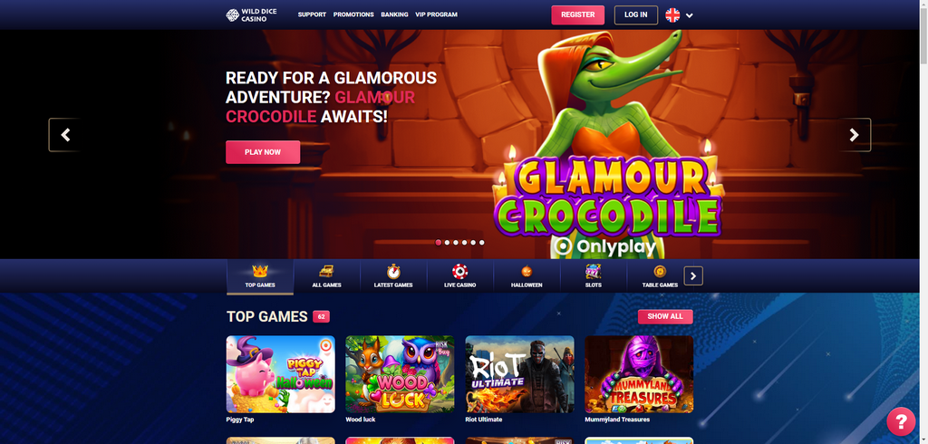 Découvrez les bonus du casino en ligne Wild Dice