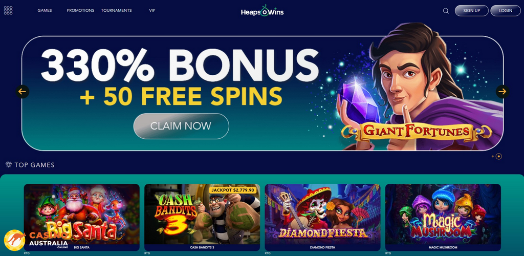 Heaps of Win  Casino Site